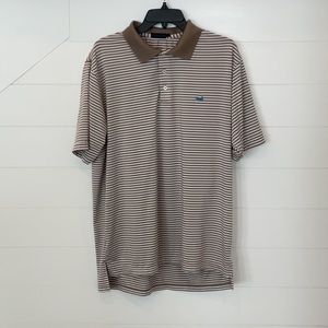 Southern Marsh Polo Tan Striped L